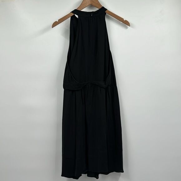 Theory Silk Black Halter Dress 6 - Picture 7 of 9